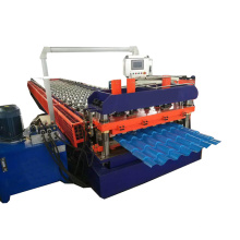 color glazed wall panel roof tile roll forming machine
